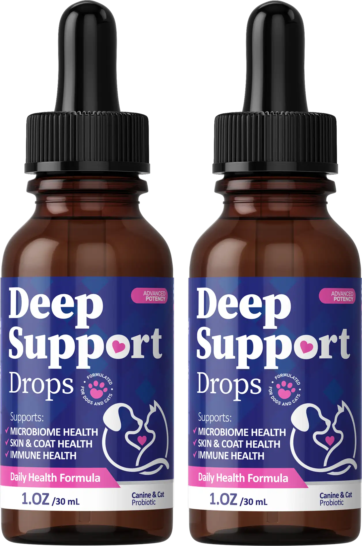 Deep Support Drops for Cats - 1 oz (30 mL)
